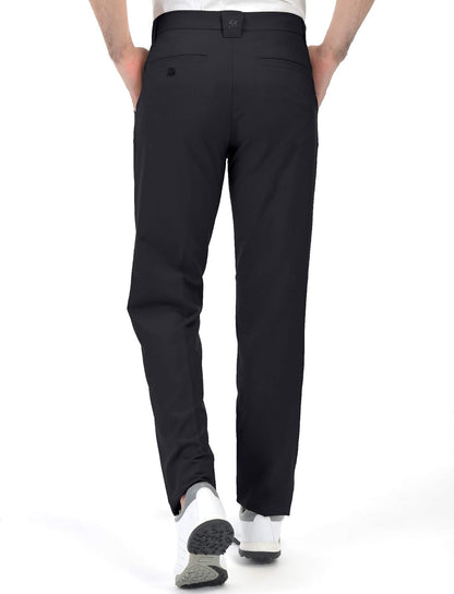 Men'S Golf Pants Stretch Lightweight Straight Relaxed Fit Flat Front Pants